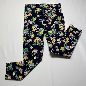 NEW Old Navy Pixie High Rise Slim Floral Women's Petite Ankle Pants Size 12P
